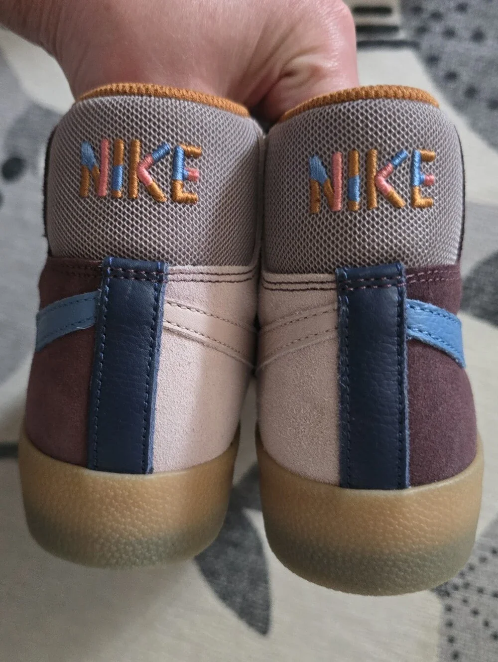 Nike Zoom Blazer Premium SB Mid Mosaic Pack - Dark Wine